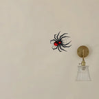 Kırmızı Örümcek Ağı Araba Stickerı - Sticker Master 10 Cm