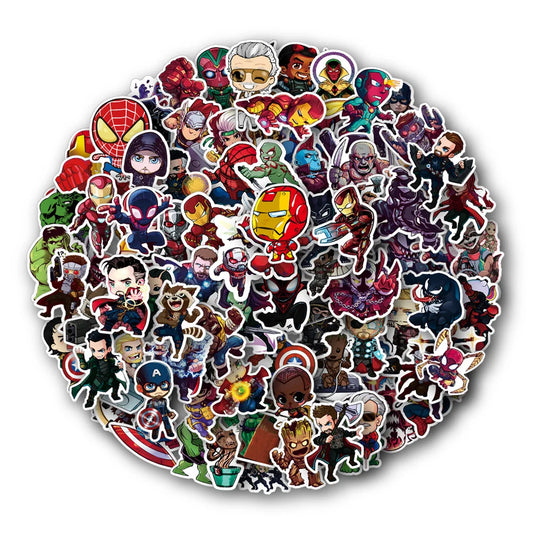Disney Cool Super Kahraman Anime Sticker Set | Sticker Master