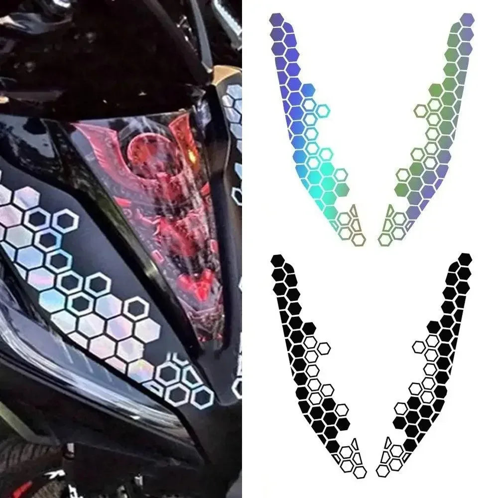 Sticker Master Motosiklet Bal Peteği Desenli Sticker Seti - Dekoratif Etiket