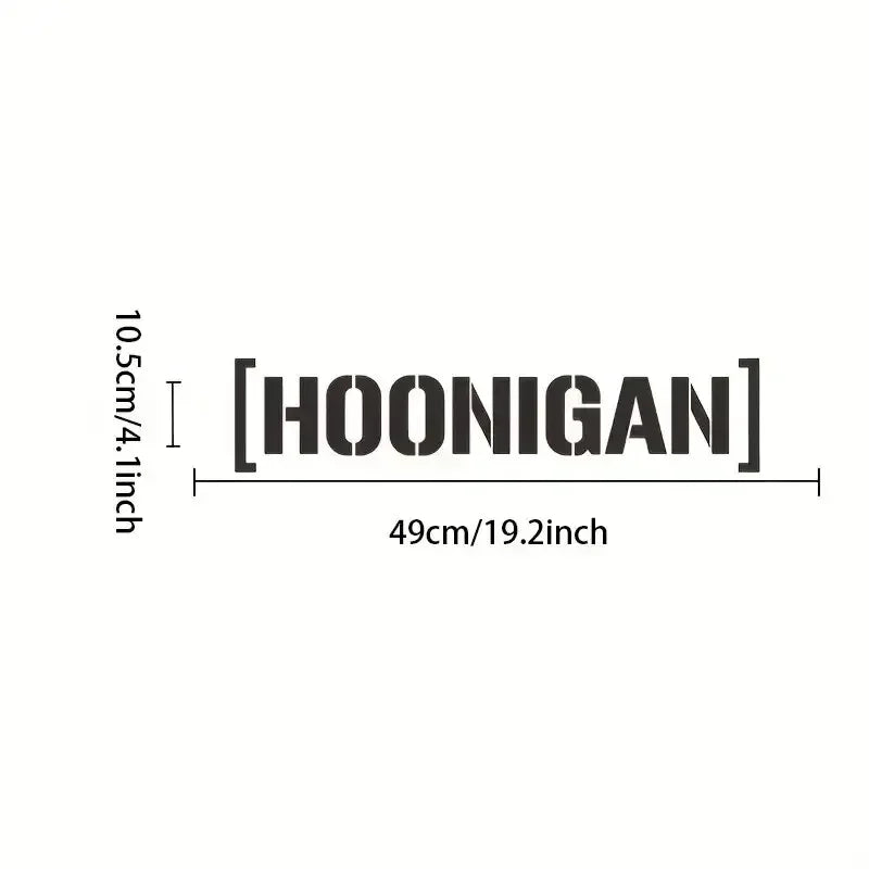 Sticker Master [HOONIGAN] Ön Cam ve Kaporta Sticker