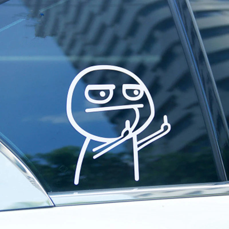Sticker Master Komik Meme Araba Stickerı (Despise)
