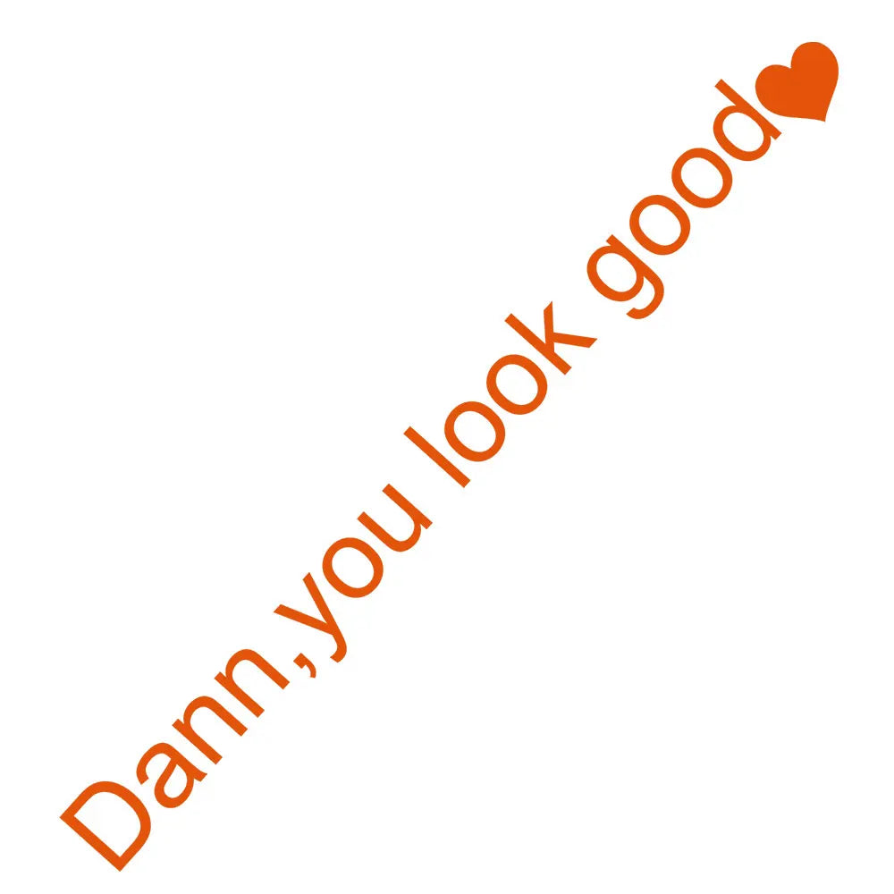 Damn You Look Good Araç Ayna Stickerı - Sticker Master