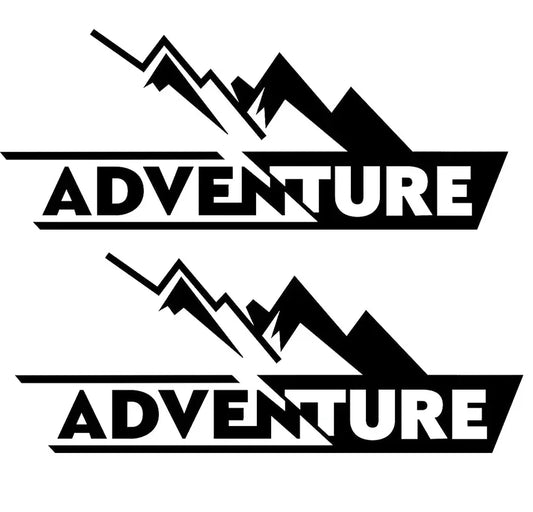 Adventure Motosiklet Sticker Seti Su Geçirmez | Sticker Master