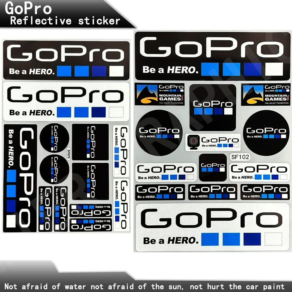 Sticker Master GoPro HERO Extreme Sports Sticker Motor Araç Çıkartma Etiket