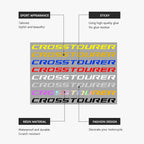 Sticker Master Honda VFR1200X CROSSTOURER Gövde Sticker Seti – Su Geçirmez Sportif Tasarım (2012-2020)