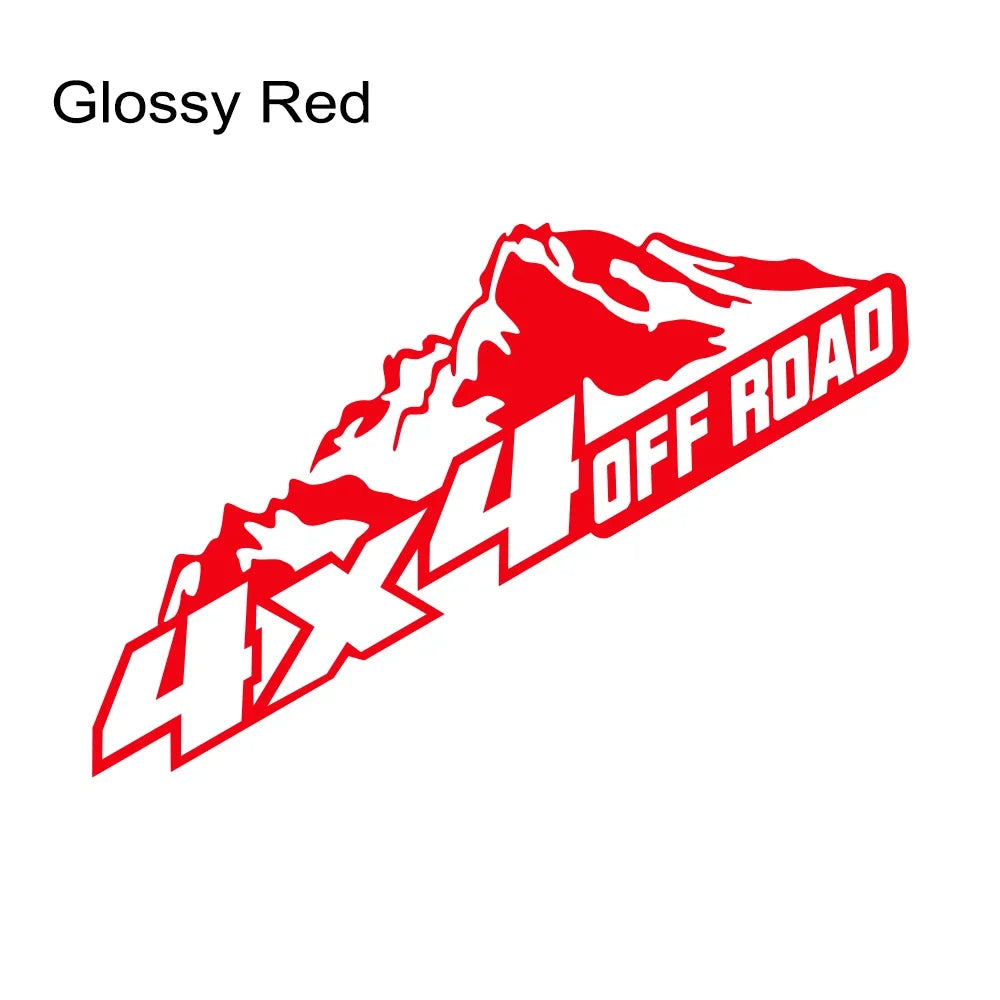 4x4 Off Road Dağ Macerası Sticker 21x7 Cm|Sticker Master
