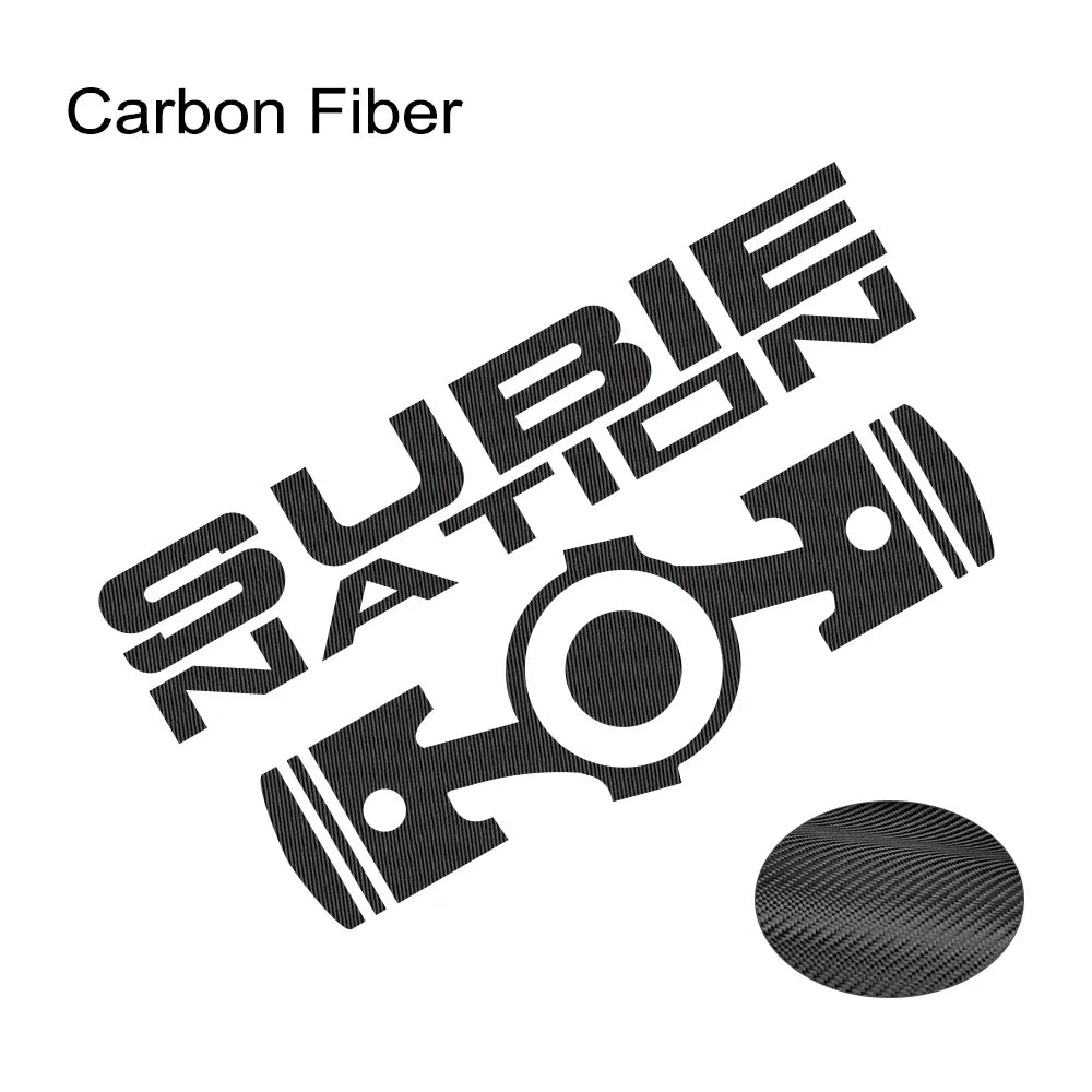 Sticker Master 20x10.7cm SUBIE Nation Car JDM Sticker Etiket Yapıştırma