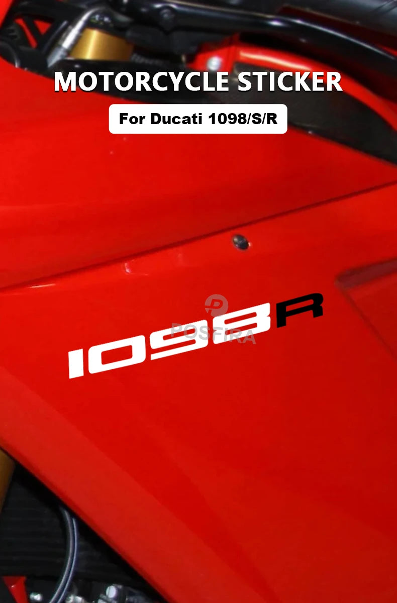 Ducati 1098 Karbon Sticker Su Geçirmez Motosiklet Çıkartma | Sticker Master