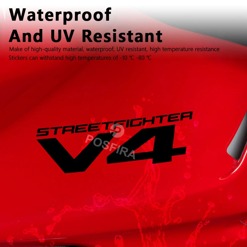 Ducati Streetfighter V4 Sticker Su Geçirmez Çıkartma | Sticker Master