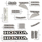 Honda Logo Motosiklet Sticker Seti | Sticker Master