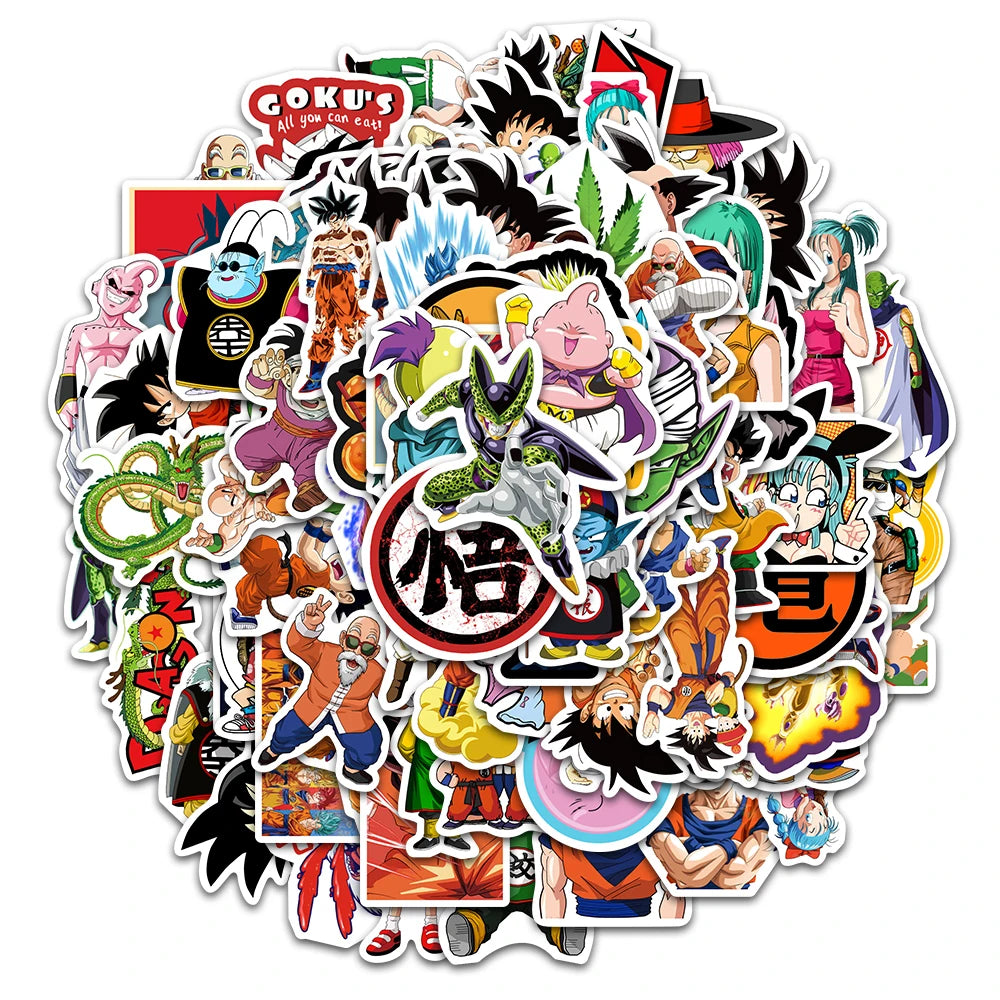100’lü Dragon Ball Anime Sticker Seti | Sticker Master