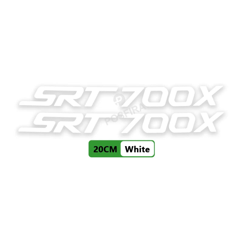 QJMotor SRT700X Sticker Seti Siyah Beyaz Kırmızı Gri Çıkartma | Sticker Master