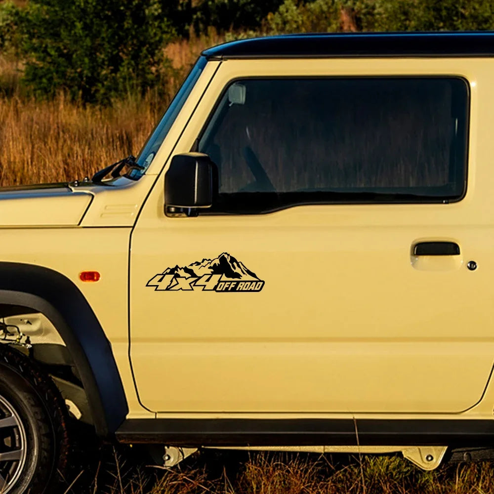 4x4 Off Road Dağ Macerası Sticker 21x7 Cm|Sticker Master