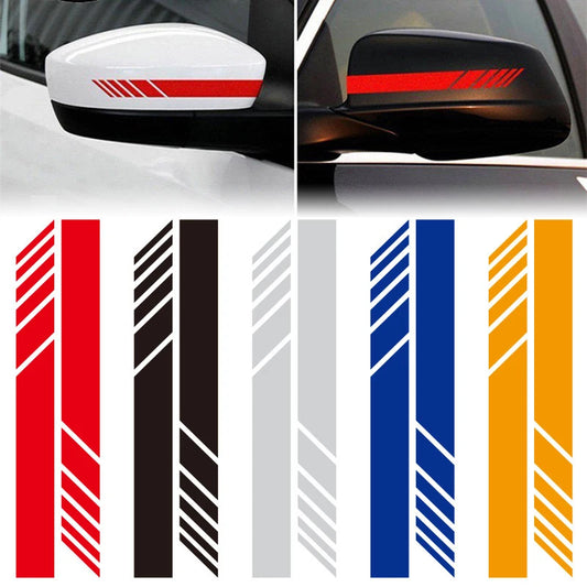Sticker Master Araba Şerit Çıkartmalar Dikiz Aynası Vinil Çıkartmalar Dekorasyon Moda Styling Su Geçirmez Sticker Dış Aksesuarlar 2 Adet Sağ Ve Sol