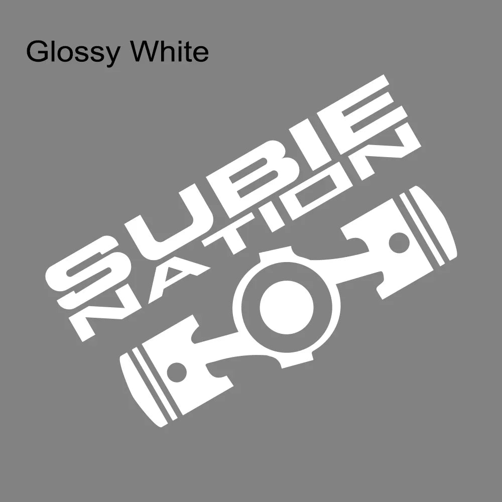 Sticker Master 20x10.7cm SUBIE Nation Car JDM Sticker Etiket Yapıştırma