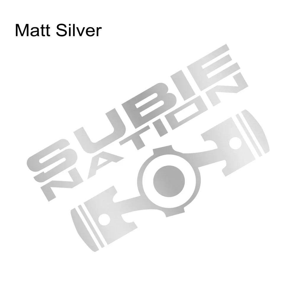 Sticker Master 20x10.7cm SUBIE Nation Car JDM Sticker Etiket Yapıştırma