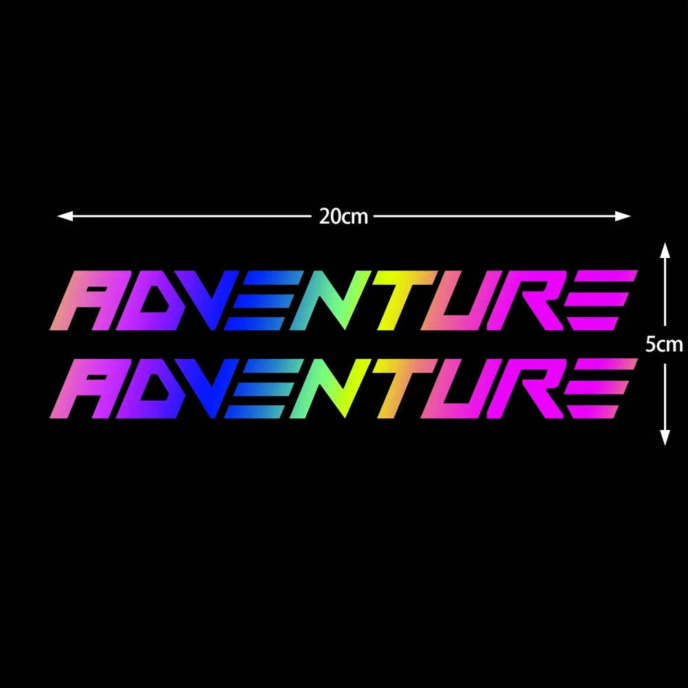 Adventure Motosiklet Sticker Seti Su Geçirmez | Sticker Master