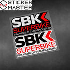 SBK Sticker | Superbike Dünya Şampiyonası FIM Yarış Logosu (12cm)