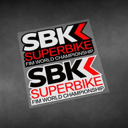 SBK Sticker | Superbike Dünya Şampiyonası FIM Yarış Logosu (12cm) Sticker Master