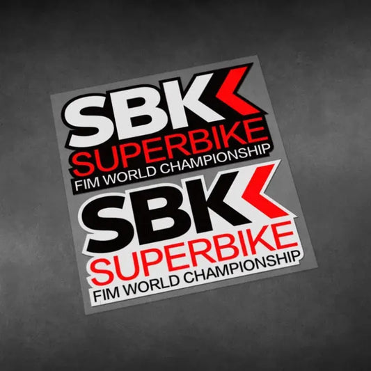SBK Sticker | Superbike Dünya Şampiyonası FIM Yarış Logosu (12cm) Sticker Master