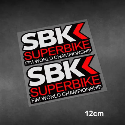 SBK Sticker | Superbike Dünya Şampiyonası FIM Yarış Logosu (12cm) Sticker Master