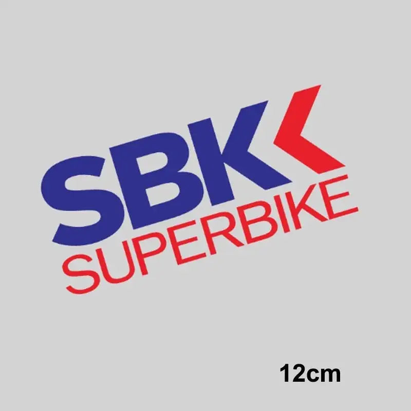 SBK Sticker | Superbike Dünya Şampiyonası FIM Yarış Logosu (12cm) Sticker Master