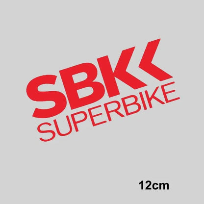 SBK Sticker | Superbike Dünya Şampiyonası FIM Yarış Logosu (12cm) Sticker Master