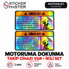 Hologram Motoruma Dokunma Takip Cihazı Var İkili Set