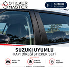 Suzuki Uyumlu Kapı Direği Sticker Seti