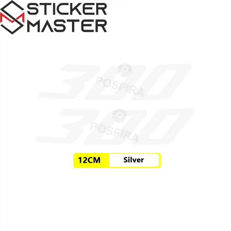 SYM 300 Uyumlu Sticker Seti | Su Geçirmez "300" Motor Etiketi Sticker Master