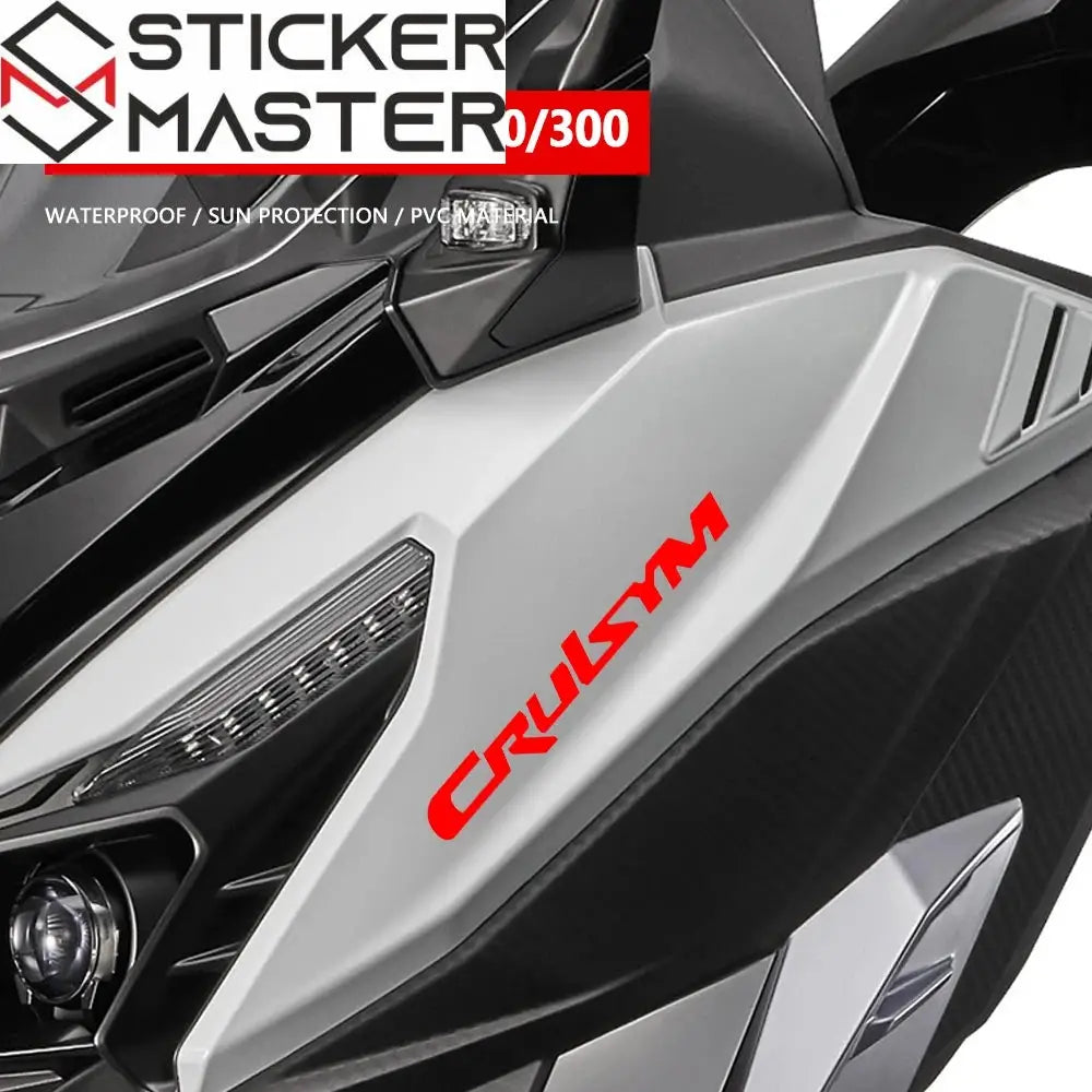 Sticker Master Motosiklet Çıkartmaları Sym Cruisym (125 / 150 / 250 / 300) Aksesuarları (2018-2024) için Su Geçirmez Çıkartmalar - Sticker Master