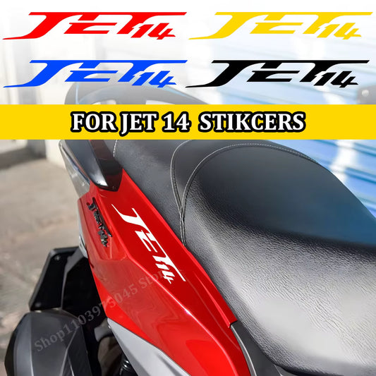 SYM Jet 14 Sticker Seti | Grenaj ve Kuyruk Logosu (2016-2025) - Sticker Master