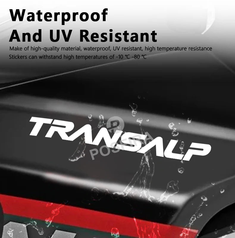 Honda Transalp XL750 Sticker Seti Su Geçirmez | Sticker Master