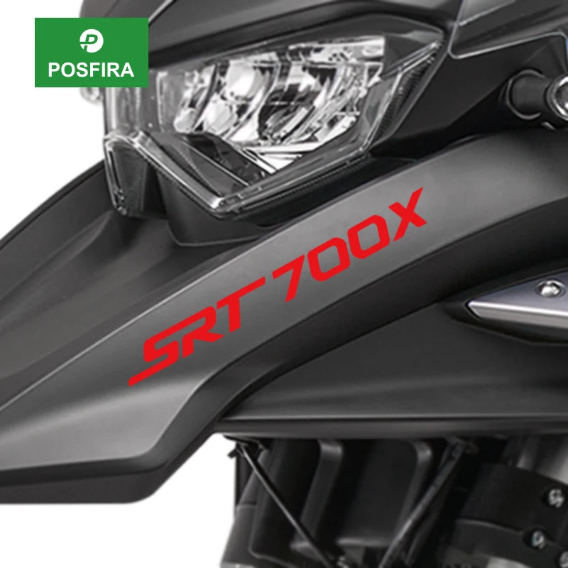 QJMotor SRT700X Sticker Seti Siyah Beyaz Kırmızı Gri Çıkartma | Sticker Master