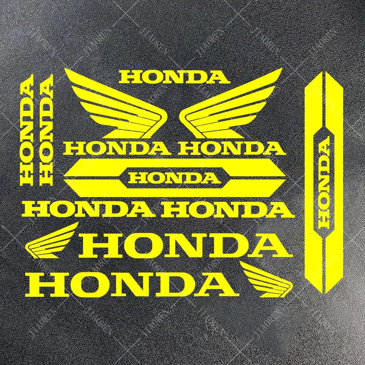 Sticker Master Honda Vinyl Motorcycle Tank & Helmet Sticker Set