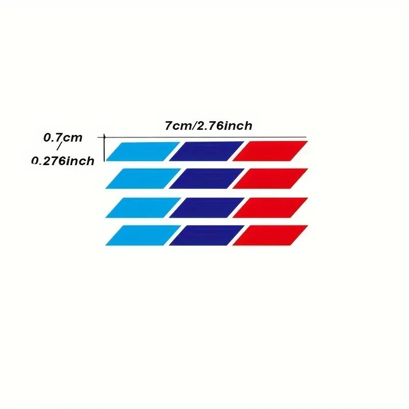 Sticker Master BMW M Performance Ayna Şerit Sticker Seti (4 Adet)