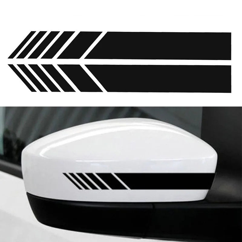 Sticker Master Araba Şerit Çıkartmalar Dikiz Aynası Vinil Çıkartmalar Dekorasyon Moda Styling Su Geçirmez Sticker Dış Aksesuarlar 2 Adet Sağ Ve Sol