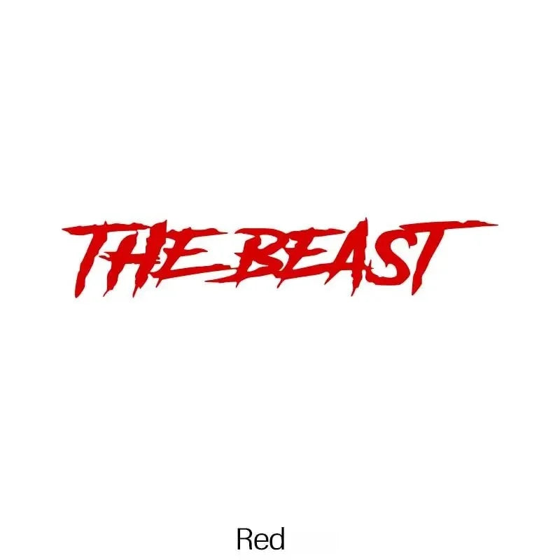 The Beast Özel Oto Araç Sticker | Sticker Master