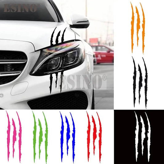 Sticker Master Ghost Claw Scratch Sticker – Far & Gövde Dekoratif Çizik Efektli Vinil Çıkartma