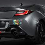 Sticker Master 20x10.7cm SUBIE Nation Car JDM Sticker Etiket Yapıştırma