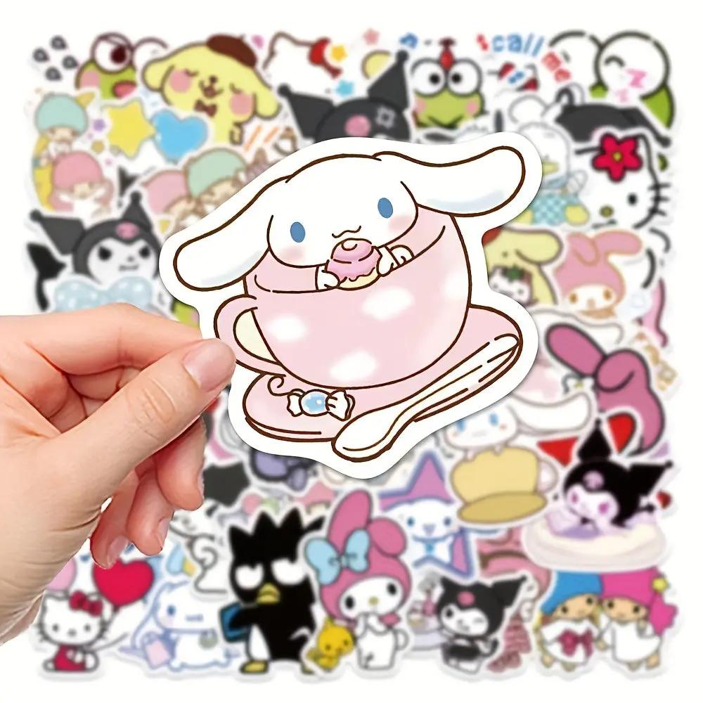 Hello Kitty Kuromi Melody Stil Sticker Seti | Sticker Master - Sticker Master