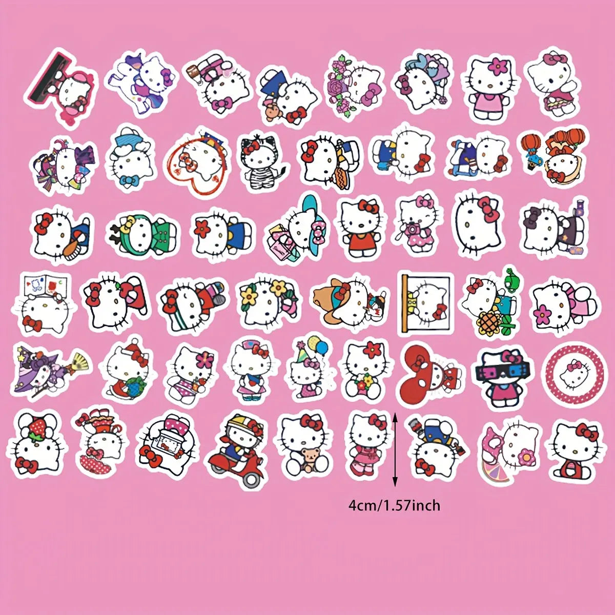 Hello Kitty Kuromi Melody Stil Sticker Seti | Sticker Master - Sticker Master