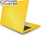 Sarı Benekli Laptop Sticker Yellow Speckled Kaplama | Sticker Master