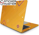 Sarı Geometrik Laptop Sticker Minimalist Seti | Sticker Master