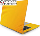 Sarı Halftone Laptop Sticker Noktalı Tasarım Seti | Sticker Master