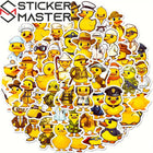 Sarı Ördek Sticker Seti (50 Adet) | Sevimli & Kawaii | Sticker Master
