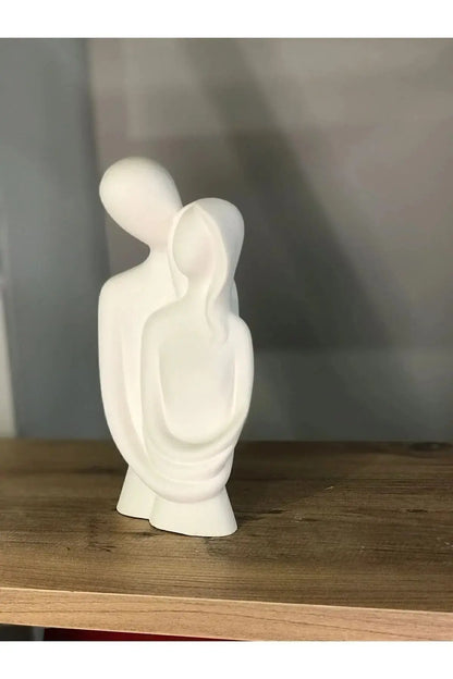 Sticker Master Sevgili Aşıklar Sarılmış Çift Biblo – Romantik Dekoratif Hediyelik Eşya - Sticker Master