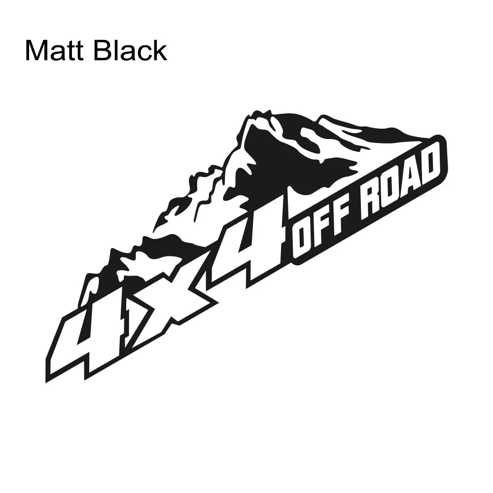 4x4 Off Road Dağ Macerası Sticker 21x7 Cm|Sticker Master