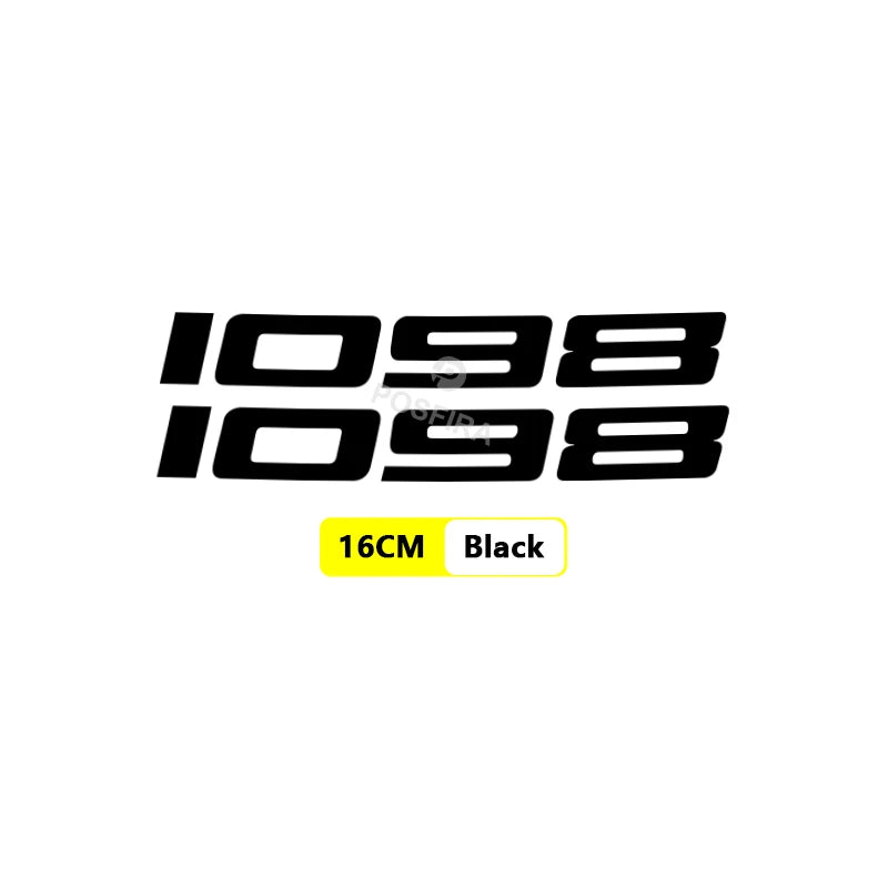 Ducati 1098 Karbon Sticker Su Geçirmez Motosiklet Çıkartma | Sticker Master