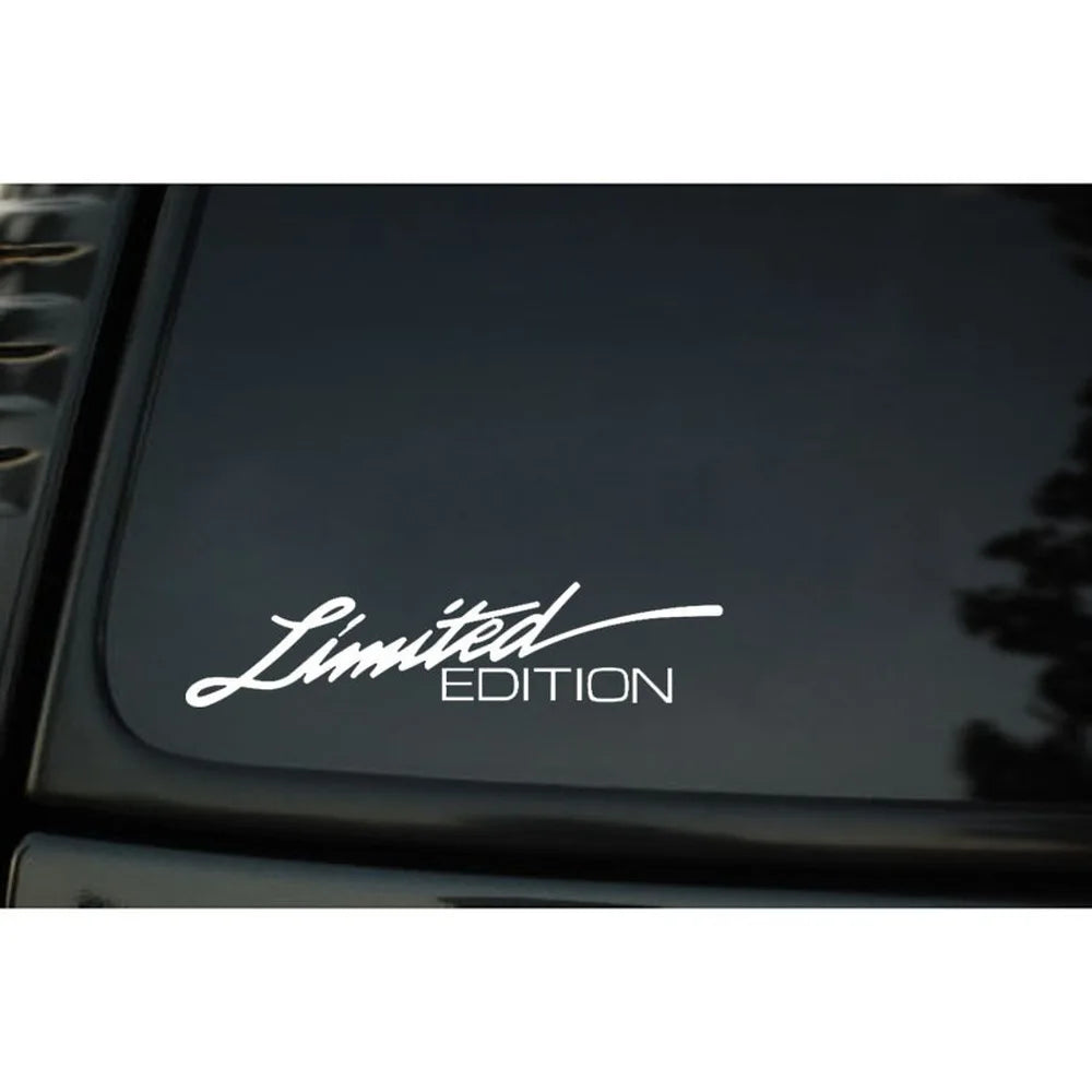 Sticker Master Limited Edition Araç Sticker (2 Adet) Etiket Araba Gövde Cam Dekor Su Geçirmez Sticker Motosiklet Çıkartmaları